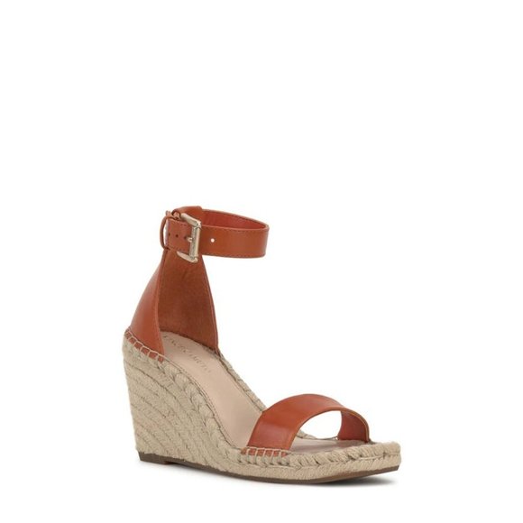 🆕 VINCE CAMUTO Meddrina Espadrille Wedge Ankle Strap Sandal Shoes 6.5 - Picture 3 of 11